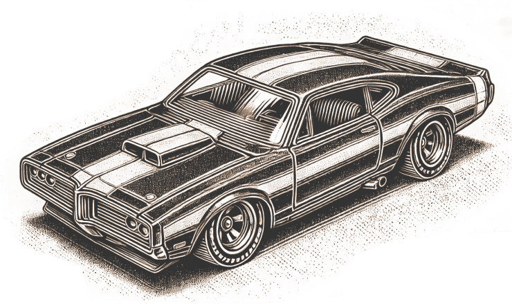 old toy car