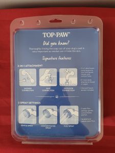 BRAND NEW, TOP PAW, 3 IN 1 DOG GROOMING SHOWER SPAYER, STILL SEALED!!!