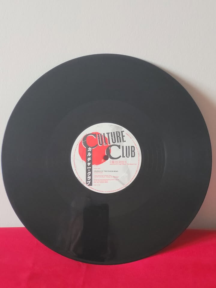 VINTAGE 1983, CULTURE CLUB, CHURCH OF THE POISON MIND, 12" E.P.!!!