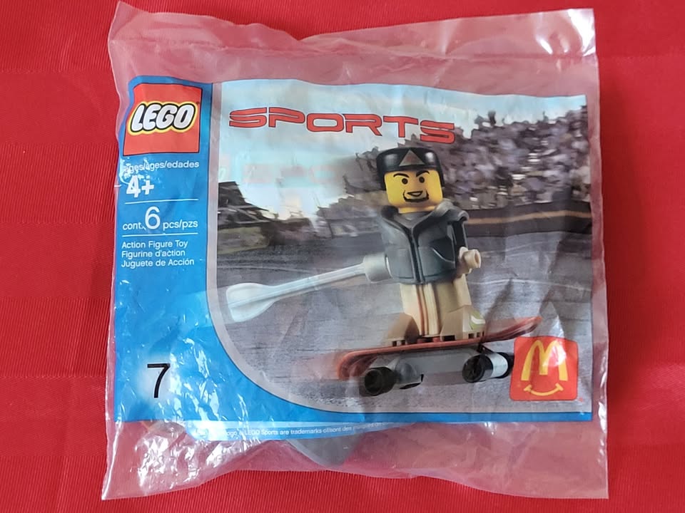 2004 LEGO, SKATE BOARDER TOY, MINT IN THE PACKAGE!!!