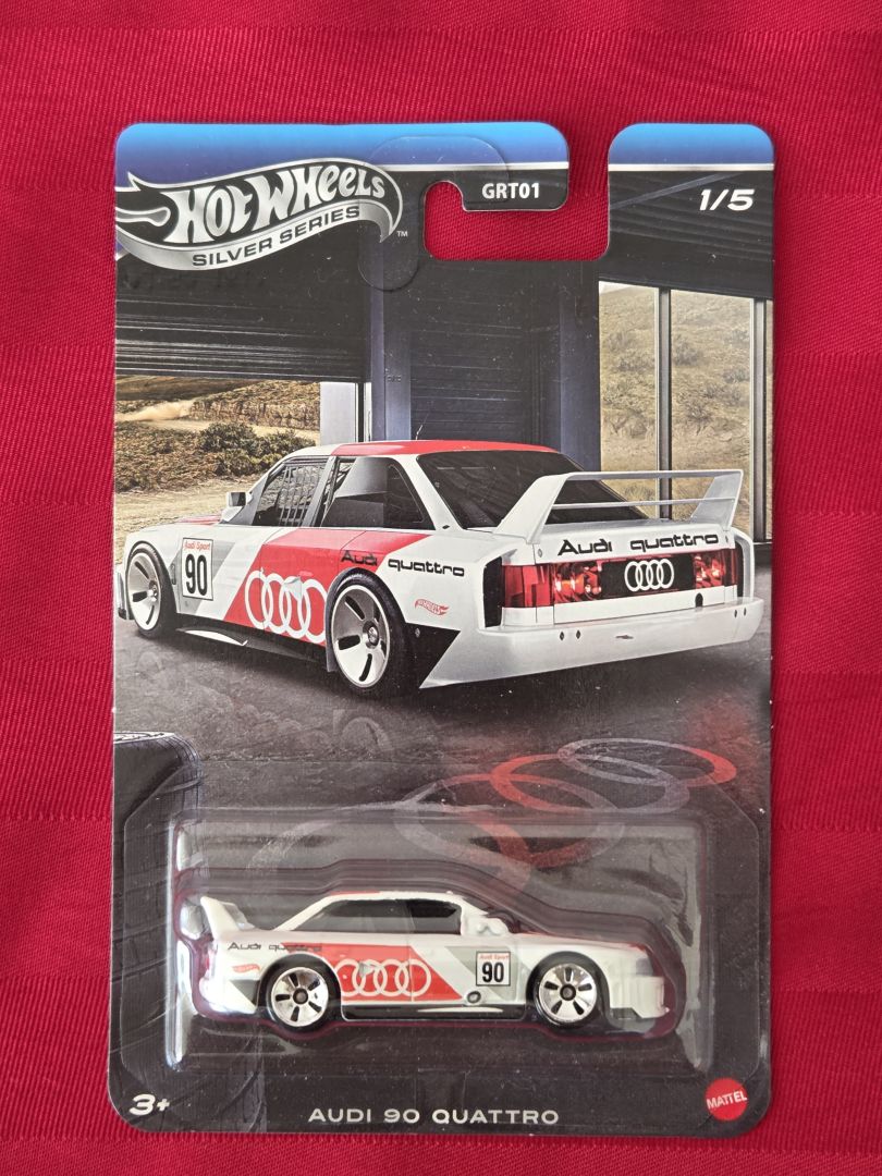 2026 HOT WHEELS, SILVER SERIES, AUDI 90 QUATTRO, #1, MINT IN THE PACKAGE!!!