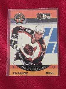 1990 NHL PRO SET, RAY BORQUE, 1990 ALL STAR GAME HOCKEY CARD, STILL SEALED!!!