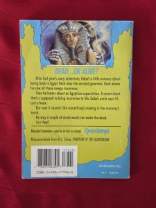 1994 FIRST EDITION, GOOSEBUMPS, RETURN OF THE MUMMY BY R.L. STINE!!!