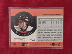 1990 NHL PRO SET, RICK TOCCHET, PHILADELPHIA FLYERS HOCKEY CARD, STILL SEALED!!!