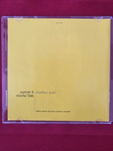 1999 LUCA CARBONI, IL TEMPO DELL'AMORE CD!!!